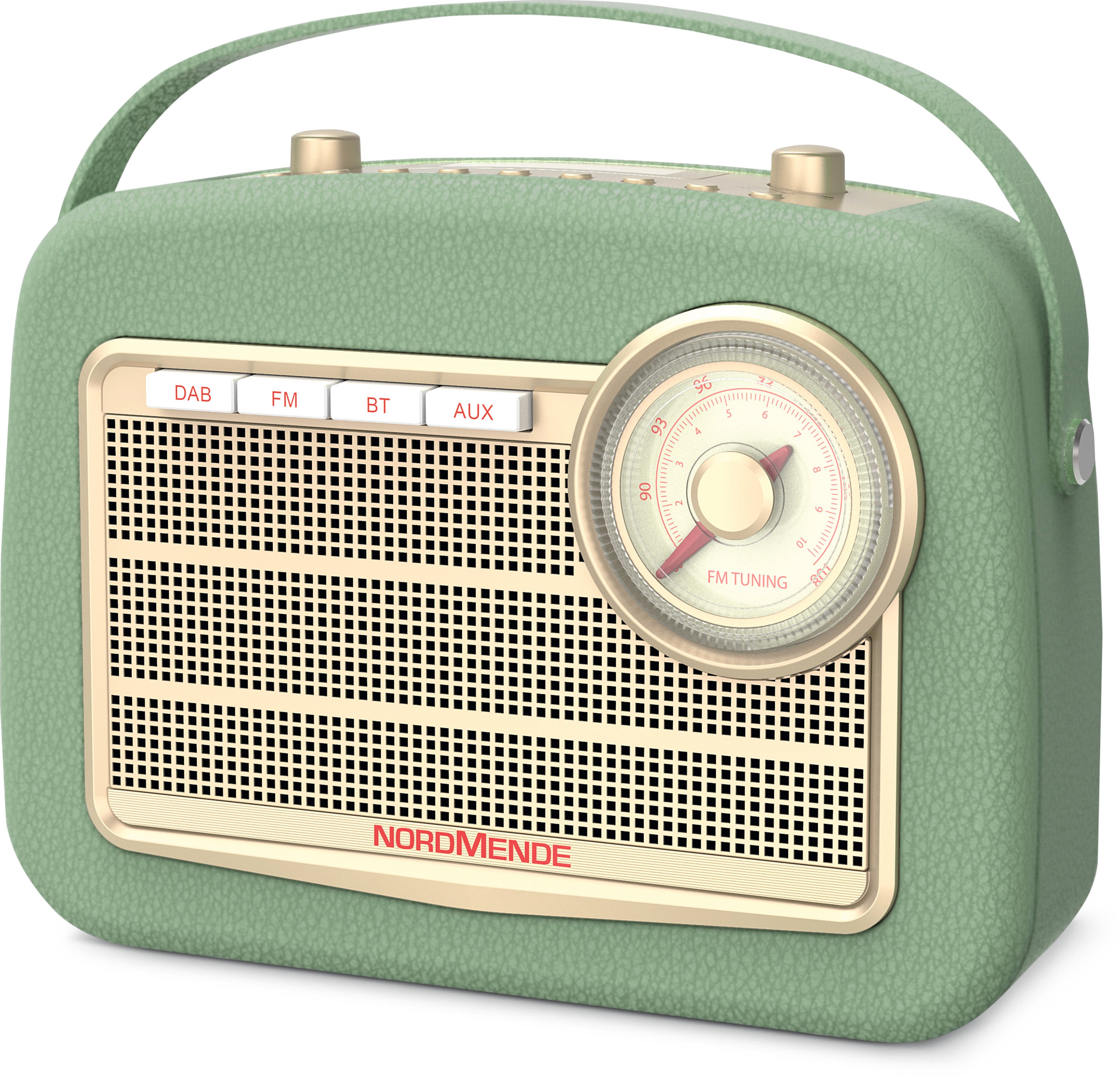 Nordmende Transita 130 - draagbare DAB /FM-radio met FM-frequentieregelaar ( Bluetooth-audiostreaming, USB, dot-matrix LC-display, accu voor maximaal 24 uur, draaggreep, kunstlederen behuizing) beige Nordmende Transita 130 - draagbare DAB /FM-radio met FM-frequentieregelaar ( Bluetooth-audiostreaming, USB, dot-matrix LC-display, accu voor maximaal 24 uur, draaggreep, kunstlederen behuizing) beige