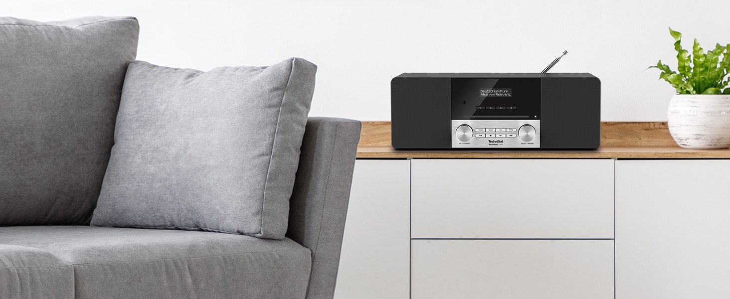 DAB+/UKW/CD Stereoradio mit Bluetooth Audiostreaming