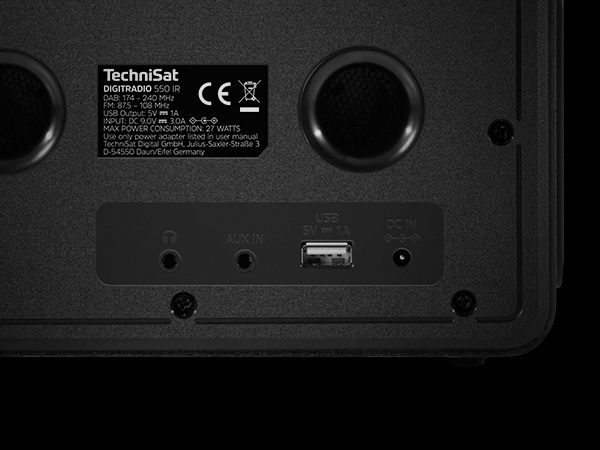 Kompaktes Design mit praktischen Anschlüssen 