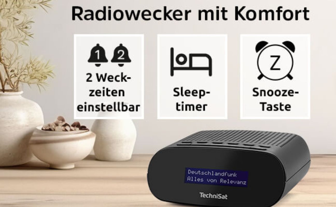 Radiowecker mit Komfortfunktionen