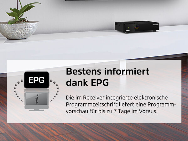 Bestens informiert dank EPG
