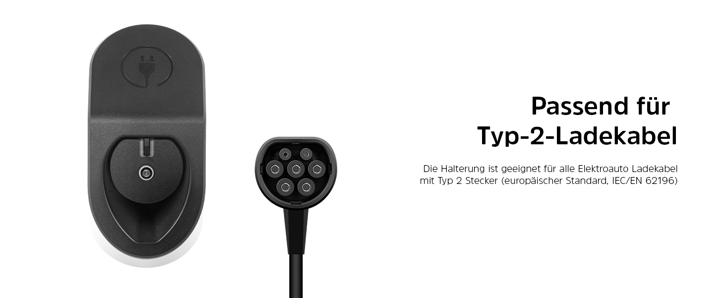 Kabel und Steckerhalter Typ 2