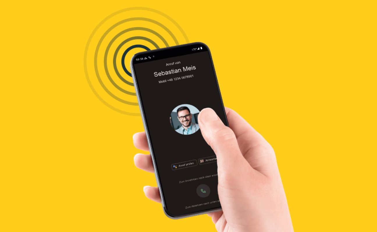 Integriertes Mikrofon zur Mobiltelefonie