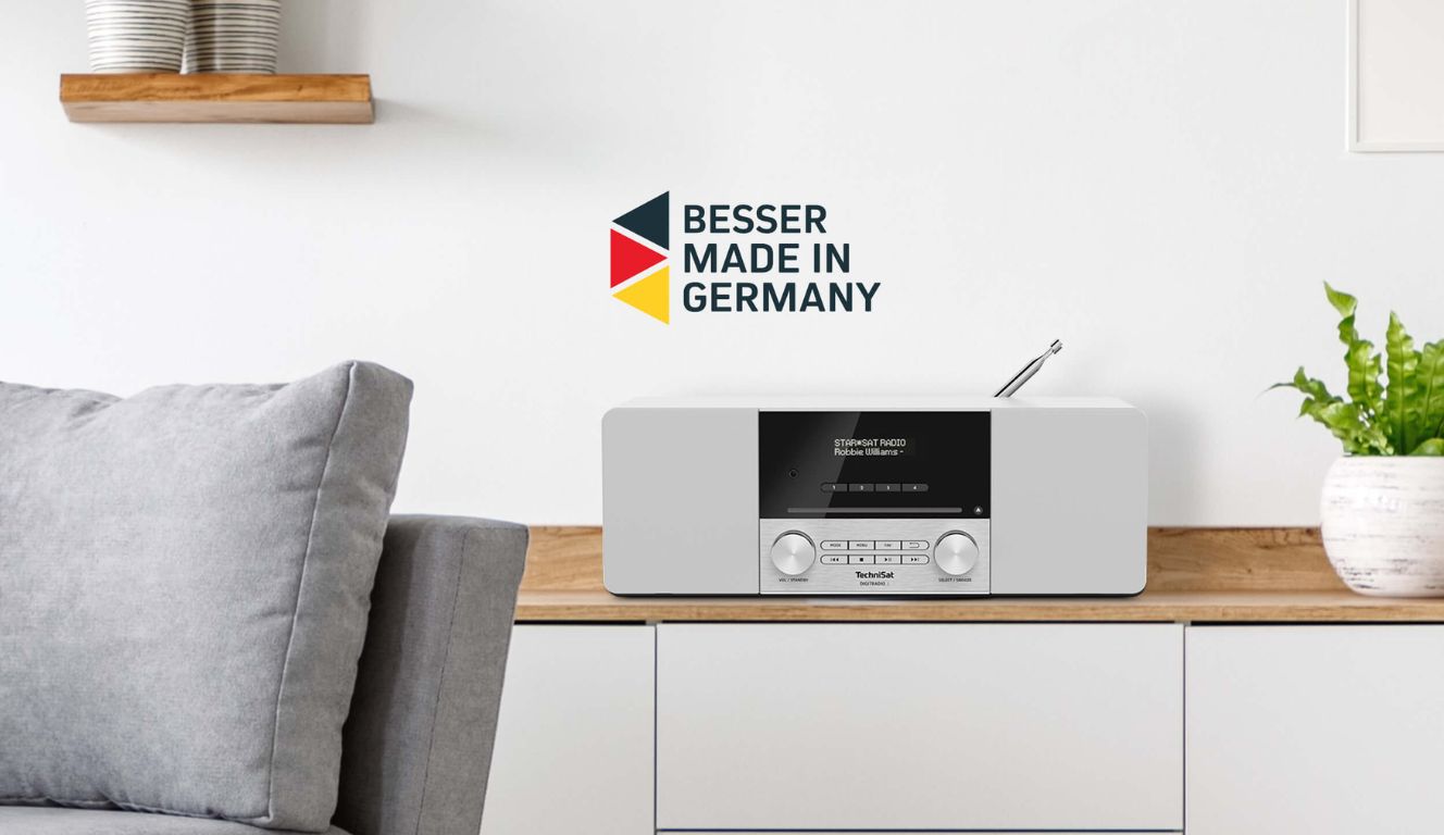 DAB+/UKW/CD Stereoradio mit Bluetooth Audiostreaming