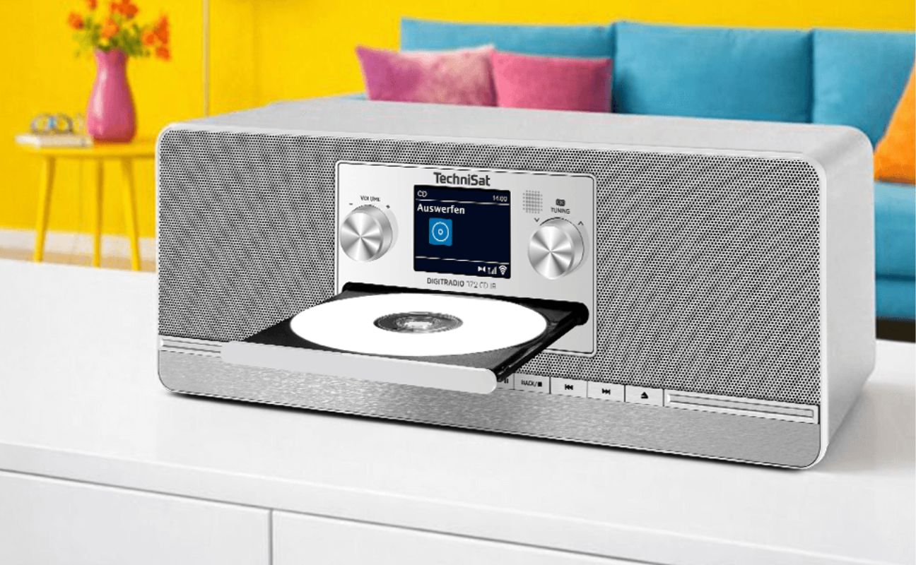 Integrierter CD Player mit MP3 Wiedergabe