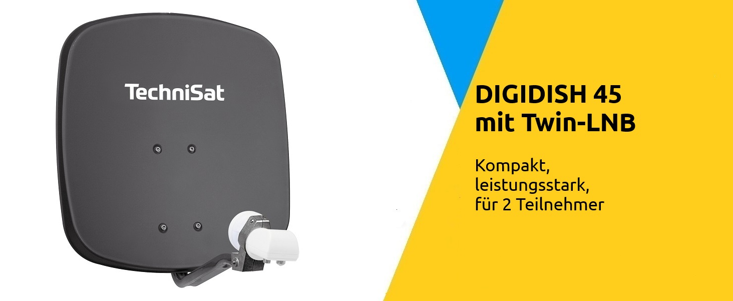 DIGIDISH 45 mit Twin LNB