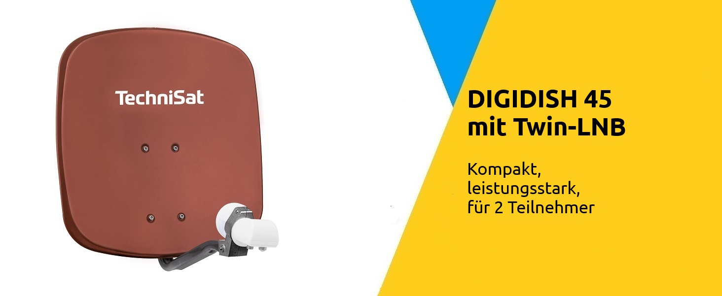 DIGIDISH 45 mit Twin LNB