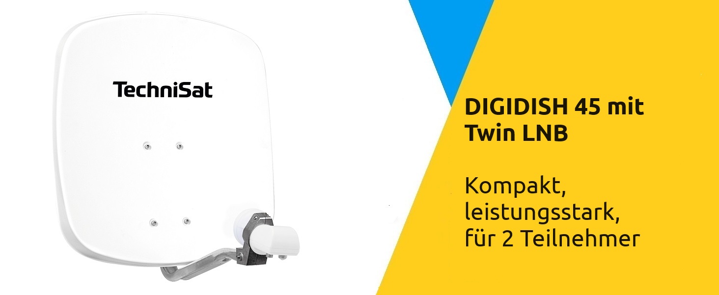 DIGIDISH 45 mit Twin LNB